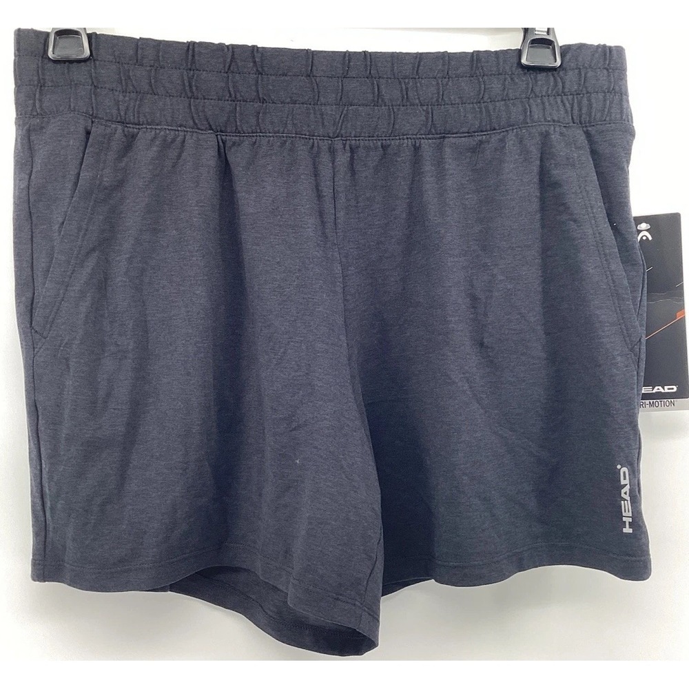 Womens Head Rebound Knit Performance Short Black Heather Size Large